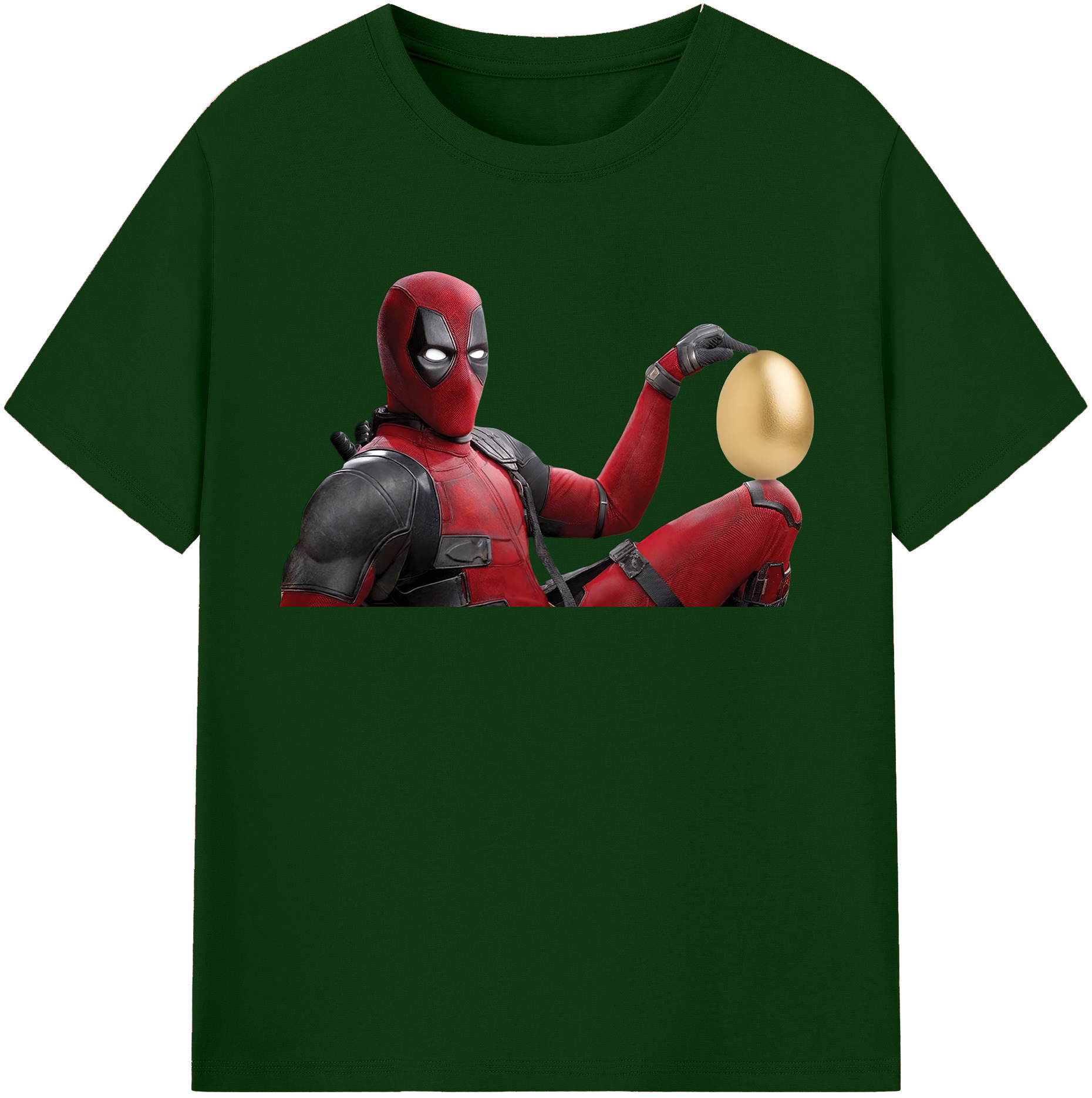 （画像用） Deadpool デッドプール 綿100％半袖Tシャツ（フロントプリント）